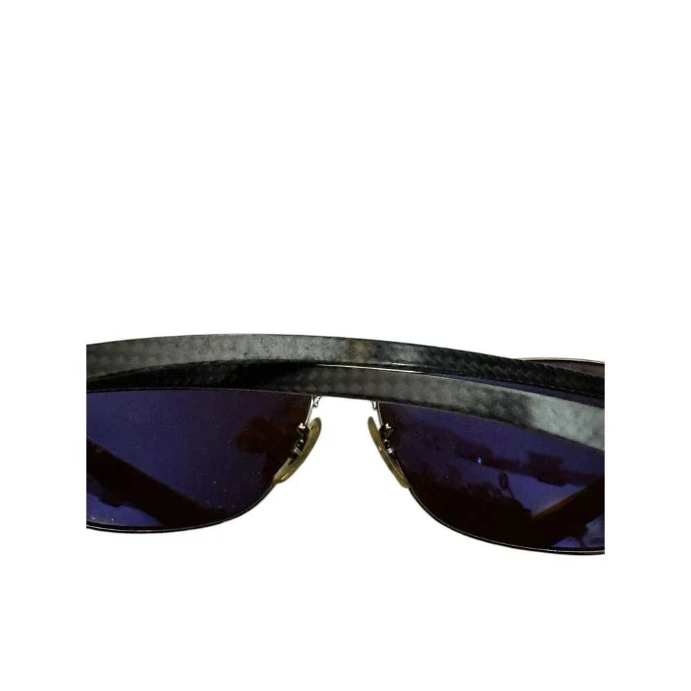 Vintage RAY BAN SUNGLASSES Circa 2005 RB8302 Made n Italy Brown Frame Amber Lens